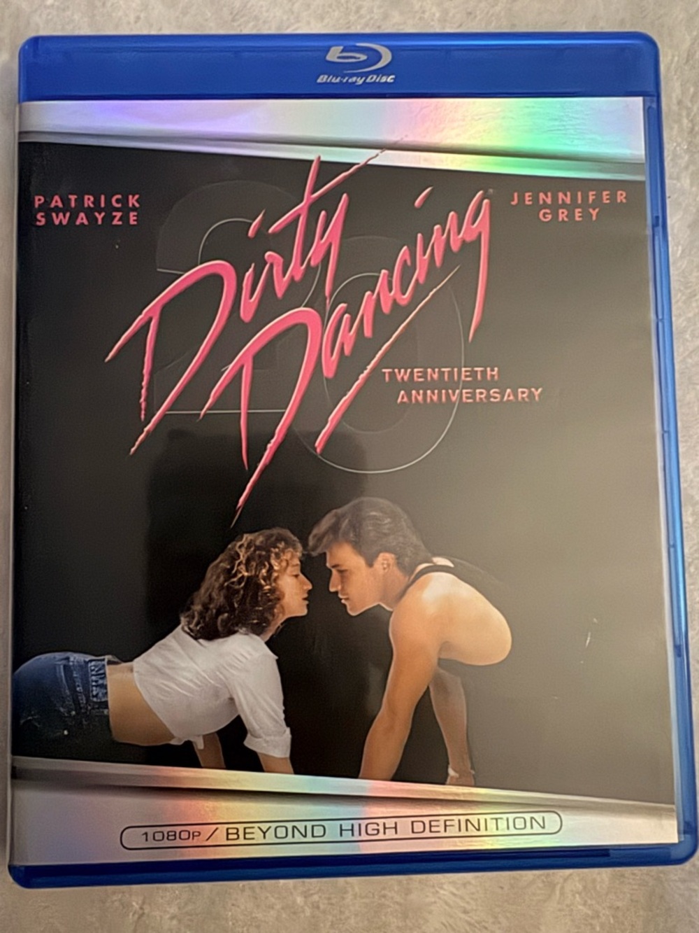 Dirty Dancing Blu-ray Twentieth Anniversary - Pink & Black Cover